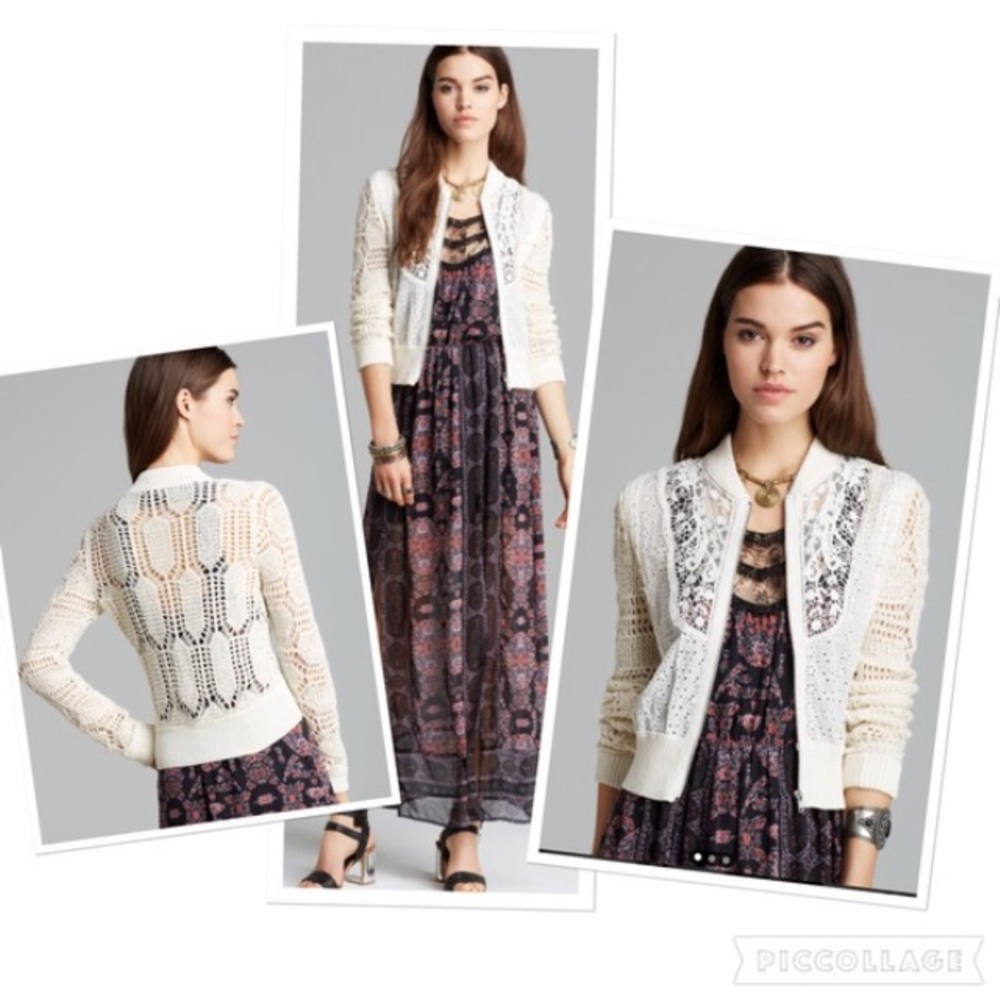🆕🌾 FREE PEOPLE “Sold Out” Sun Storm Bomber Top - Picture 5 of 8